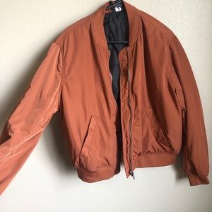 Rust colored bomber jacket H&M